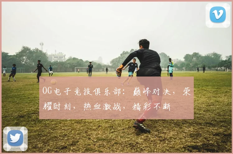OG电子竞技俱乐部：巅峰对决，荣耀时刻，热血激战，精彩不断
